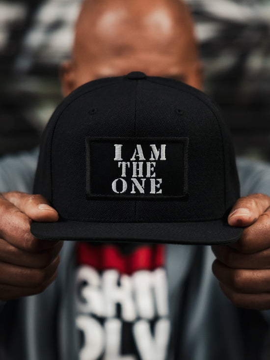 I Am The One Hat (Black/White)