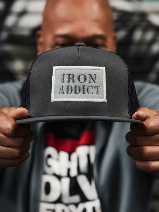 Iron Addict Hat (Grey/Silver)