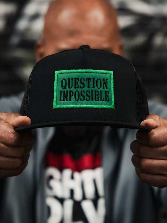 Question Impossible Hat (Black/Green)