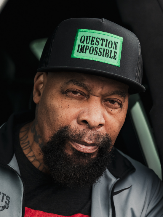 Question Impossible Hat (Black/Green)