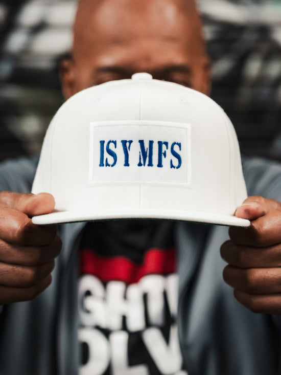 ISYMFS Hat (White/Blue)