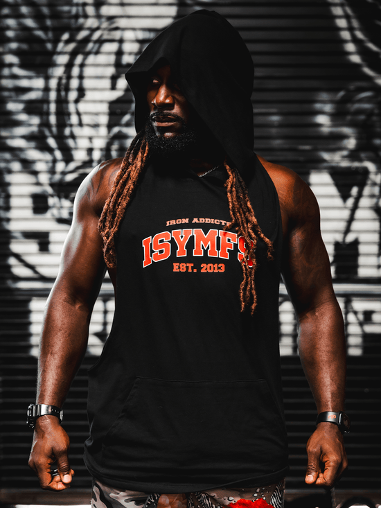 Sleeveless Hoodie | Iron Addicts Brands ISYMFS | Gym Apparel Brands