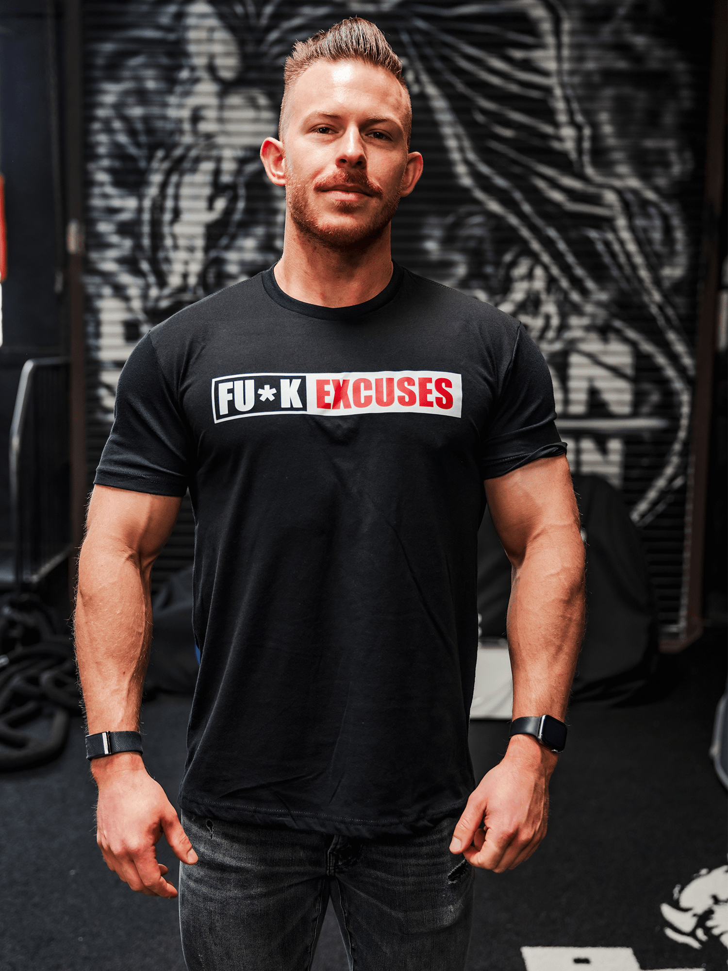 Gym Clothes Iron Addicts Fu*k Excuses Tee