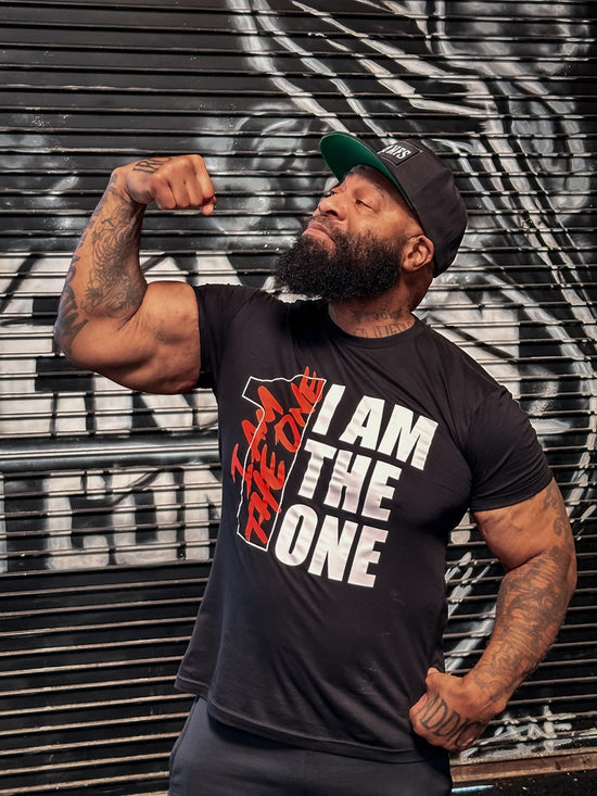 Iron Addicts Brands "I Am The One" Gym Apparel Brands Tee Shirt