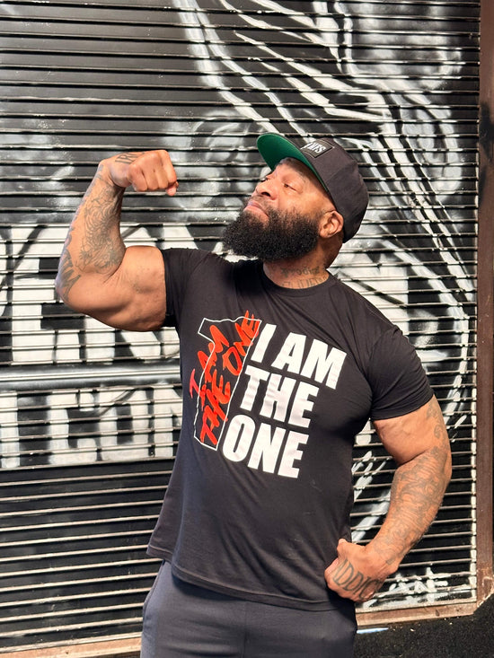 Iron Addicts Brands "I Am The One" Gym Apparel Brands Tee Shirt