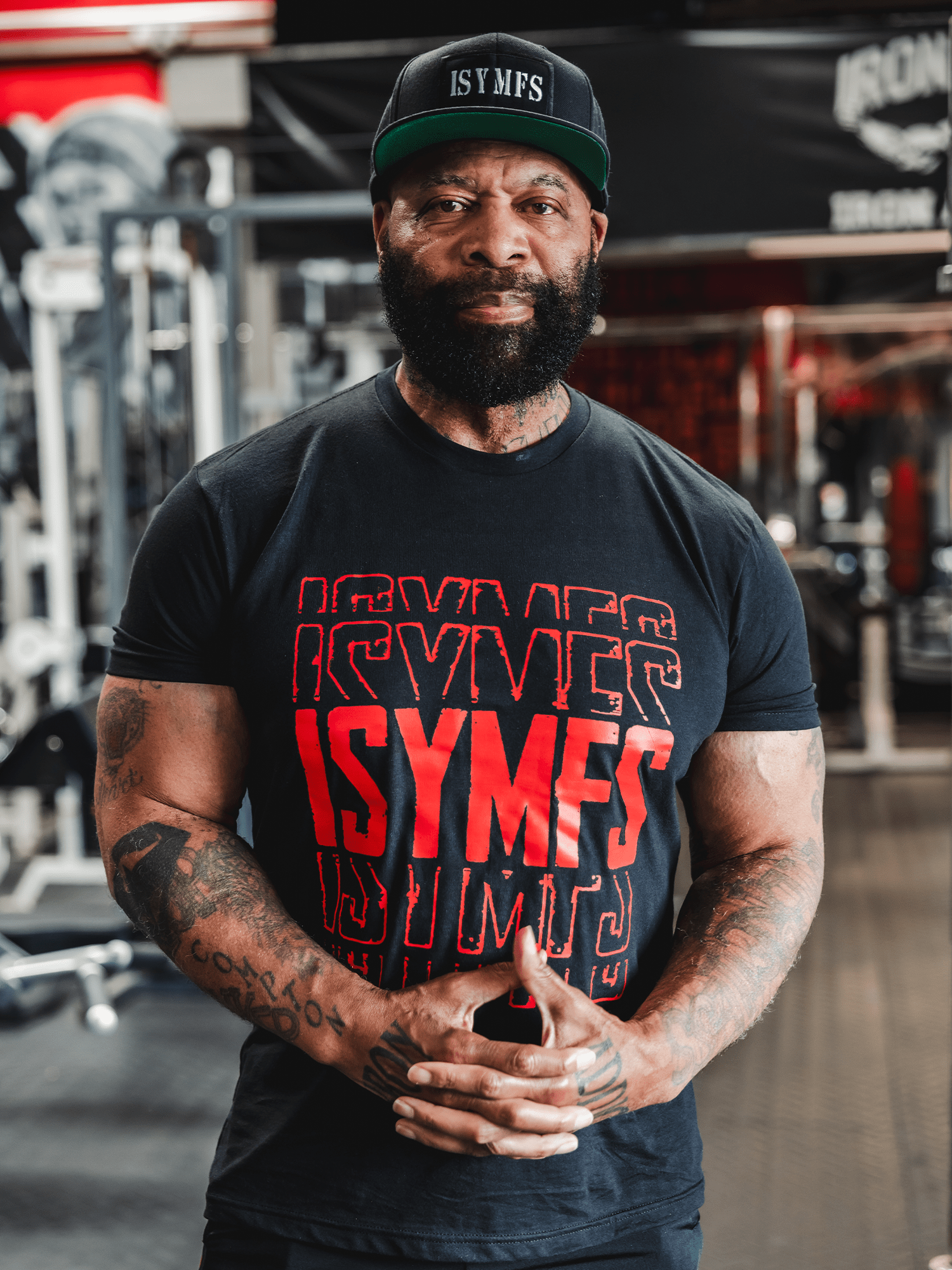 Gym Clothing Iron Addicts Tee Shirt ISYMFS CT Fletcher