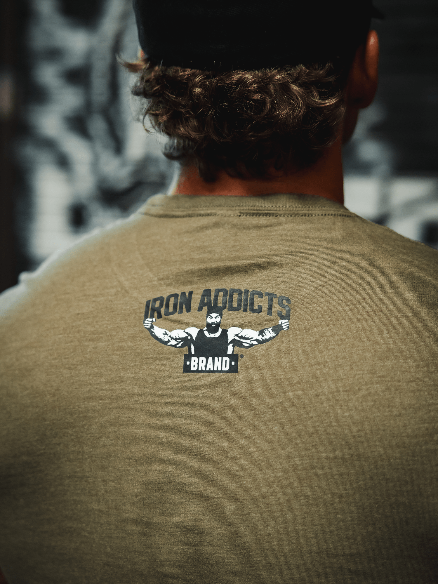 Gym Clothing Iron Addicts Back Logo