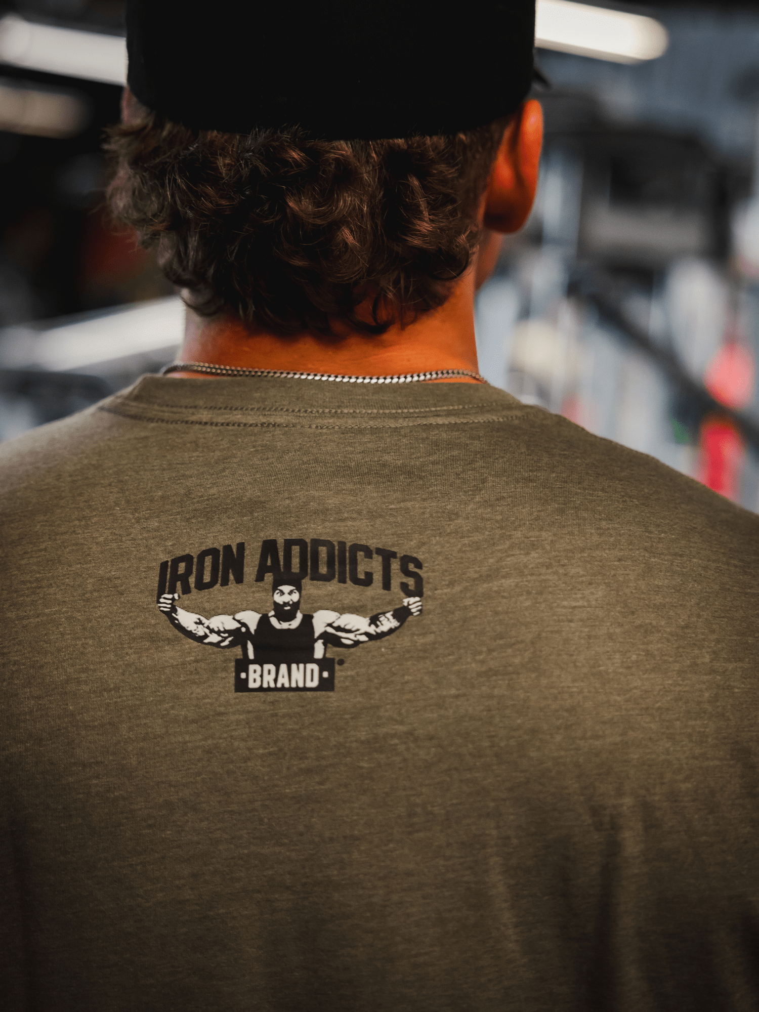 Gym Clothing Iron Addicts Brands Back Logo