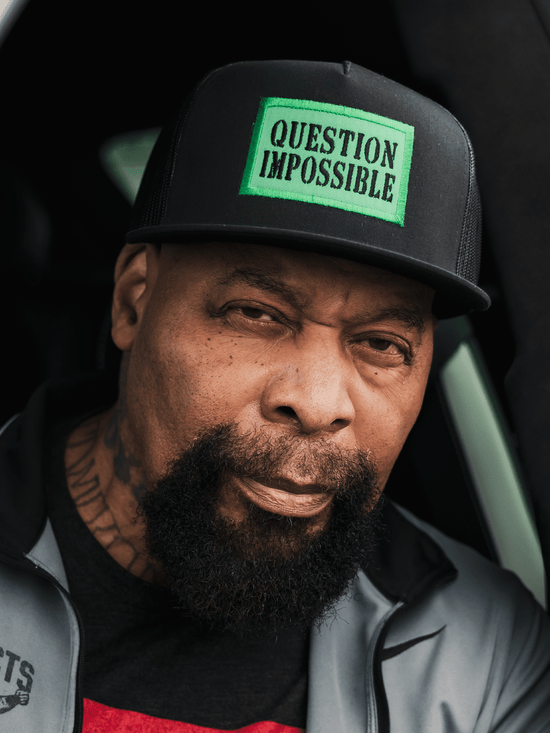 Iron Addicts Question Impossible Hat (Black/Green)