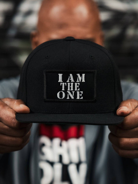 Snapback Hats | Iron Addicts Brands | I Am The One Hat (Black/White)