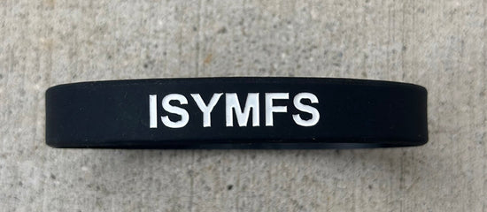 Silicone wrist band ISYMFS Iron Addicts Brands