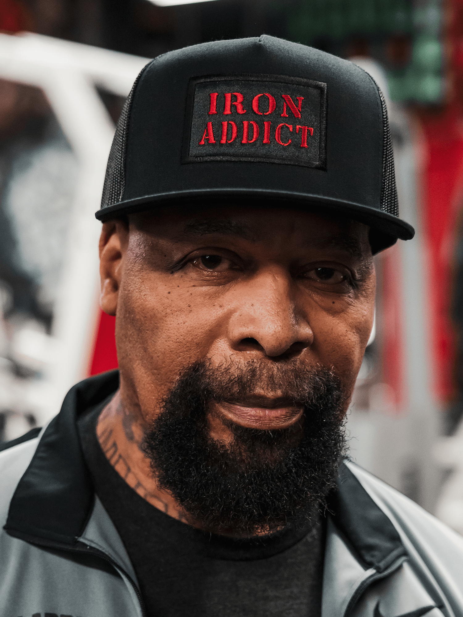 CT Fletcher Snapback Hat Iron Addict Black/Red