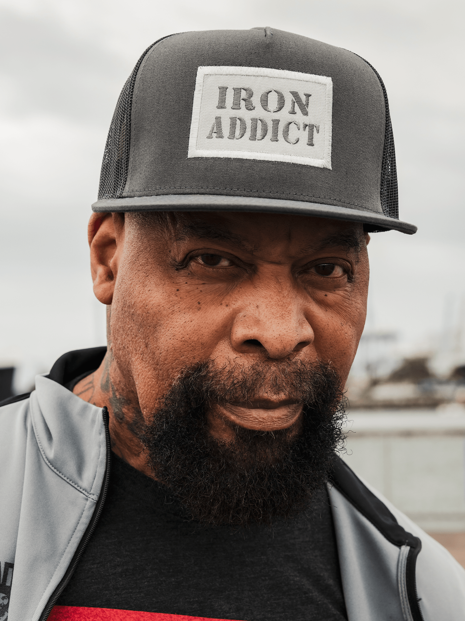 Snapback Hats Iron Addicts Brands CT Fletcher Grey/Silver